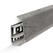 Плинтус напольный Деконика 55мм Лофт светло-серый 55x21x2200мм, 547