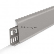 Плинтус напольный Деконика 85 мм Платиново-скрый 036, 85x22x2200мм