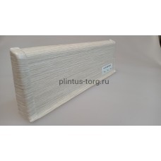 Плинтус напольный Деконика 85 мм Дуб жемчужный 418, 85x22x2200мм